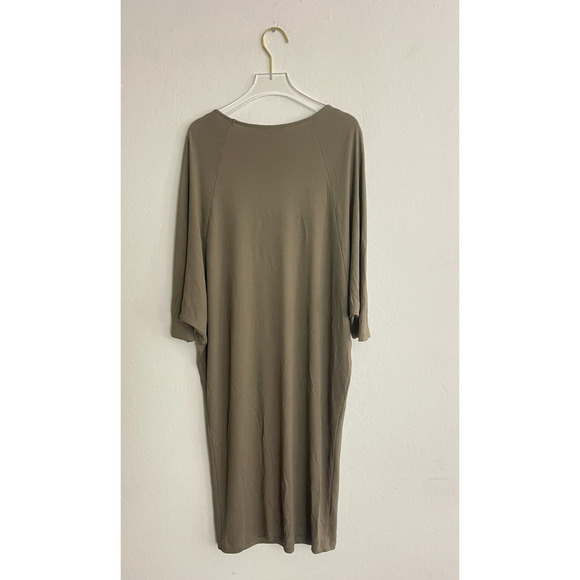 Michael Kors Made in Italy Dress 2 Brown Pullover Shirt Tunic Relaxed Fit - Picture 7 of 8